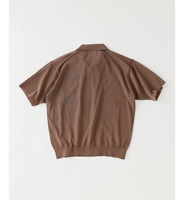 EDIFICE「LINEN LUXE ニット ポロ」|ポロシャツ|