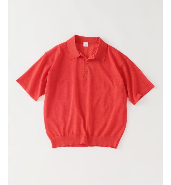 EDIFICE「LINEN LUXE ニット ポロ」|ポロシャツ|