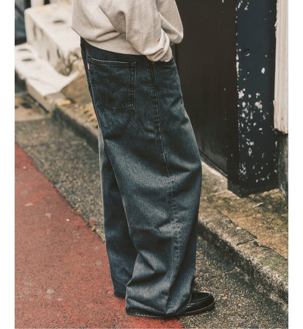 417 EDIFICE「Levi&rsquo;s(リーバイス) 別注 Baggy Wide Leg デニムパンツ（L30）」|デニム|