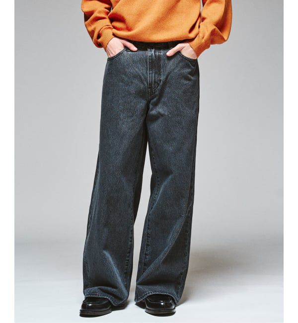 417 EDIFICE「Levi&rsquo;s(リーバイス) 別注 Baggy Wide Leg デニムパンツ（L30）」|デニム|