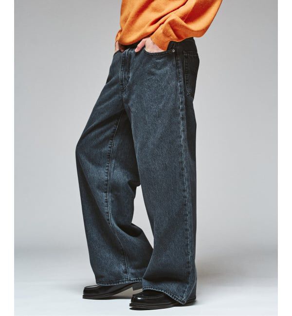 417 EDIFICE「Levi&rsquo;s(リーバイス) 別注 Baggy Wide Leg デニムパンツ（L30）」|デニム|