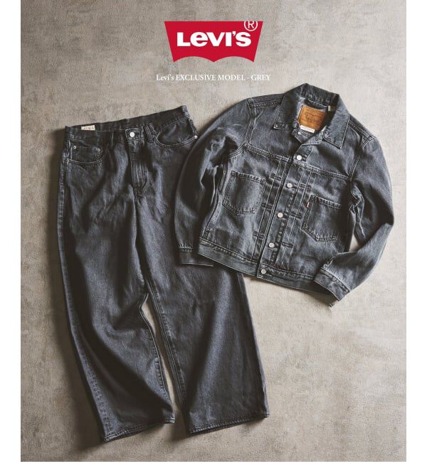 417 EDIFICE「Levi&rsquo;s(リーバイス) 別注 Baggy Wide Leg デニムパンツ（L30）」|デニム|