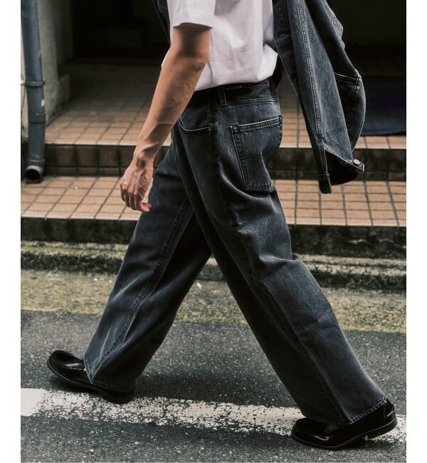 417 EDIFICE「Levi&rsquo;s(リーバイス) 別注 Baggy Wide Leg デニムパンツ（L30）」|デニム|