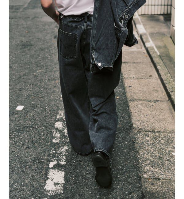 417 EDIFICE「Levi&rsquo;s(リーバイス) 別注 Baggy Wide Leg デニムパンツ（L30）」|デニム|