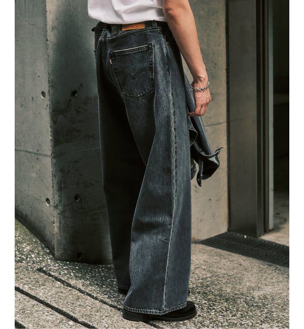 417 EDIFICE「Levi&rsquo;s(リーバイス) 別注 Baggy Wide Leg デニムパンツ（L30）」|デニム|