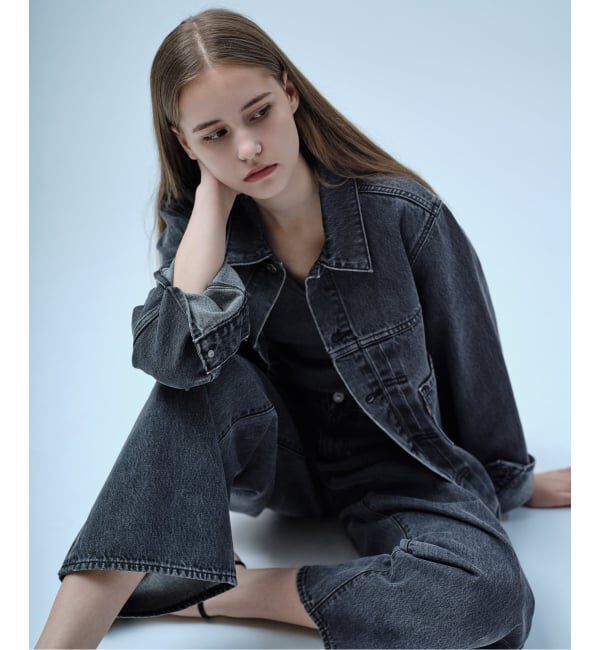 417 EDIFICE「Levi&rsquo;s(リーバイス) 別注 Baggy Wide Leg デニムパンツ（L30）」|デニム|