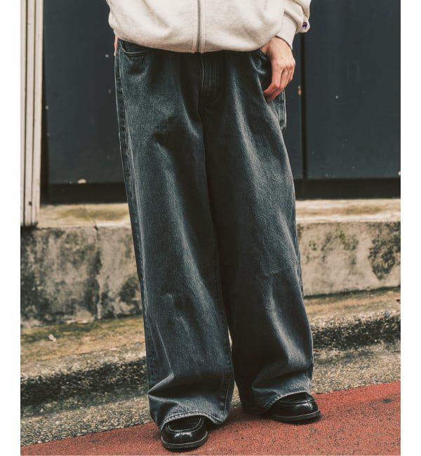 417 EDIFICE「Levi&rsquo;s(リーバイス) 別注 Baggy Wide Leg デニムパンツ（L30）」|デニム|