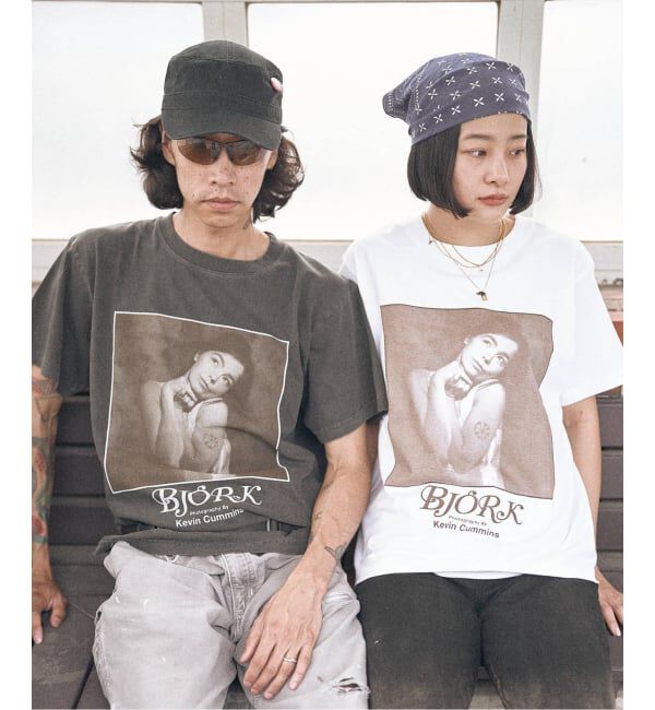 PULP「BJORK PHOTO TEE "PORTRAIT" 2 by Kevin Cummins」|Tシャツ・カットソー|
