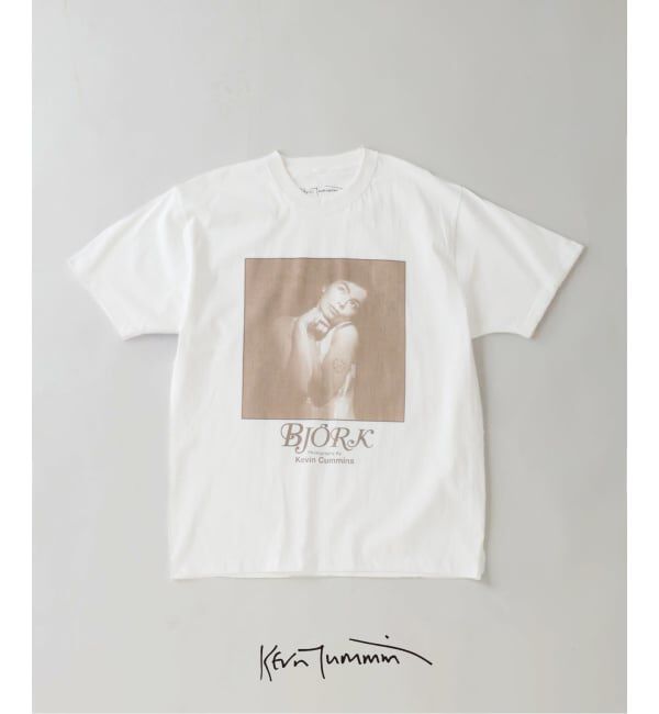 PULP「BJORK PHOTO TEE "PORTRAIT" 2 by Kevin Cummins」|Tシャツ・カットソー|ホワイト