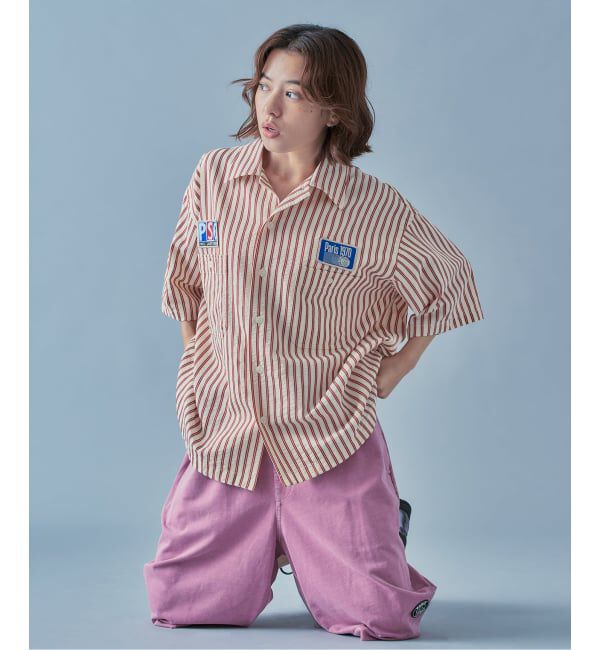 Paris Saint-Germain「【Paris Saint-Germain / パリ・サン＝ジェルマン】 JP 1970 Stripe Shirt2」|シャツ・ブラウス|
