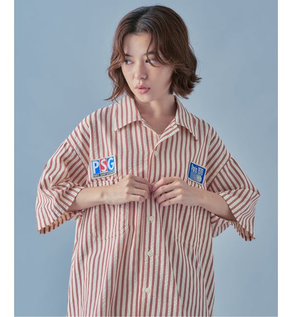 Paris Saint-Germain「【Paris Saint-Germain / パリ・サン＝ジェルマン】 JP 1970 Stripe Shirt2」|シャツ・ブラウス|