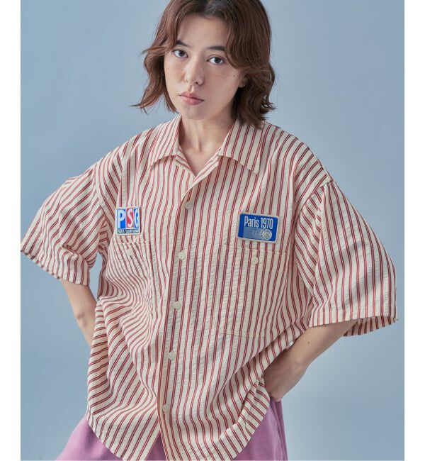 Paris Saint-Germain「【Paris Saint-Germain / パリ・サン＝ジェルマン】 JP 1970 Stripe Shirt2」|シャツ・ブラウス|