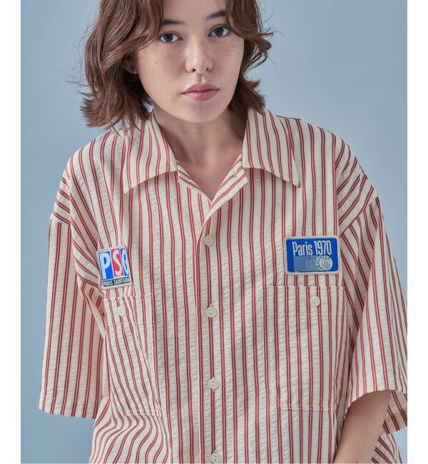 Paris Saint-Germain「【Paris Saint-Germain / パリ・サン＝ジェルマン】 JP 1970 Stripe Shirt2」|シャツ・ブラウス|