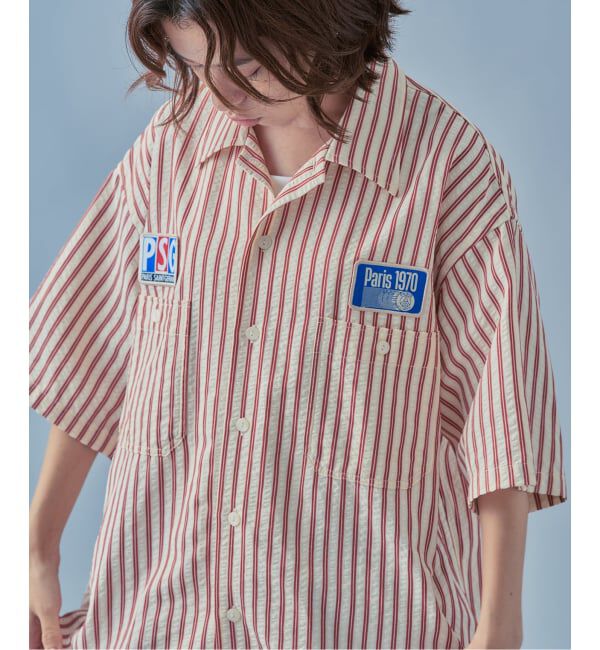 Paris Saint-Germain「【Paris Saint-Germain / パリ・サン＝ジェルマン】 JP 1970 Stripe Shirt2」|シャツ・ブラウス|