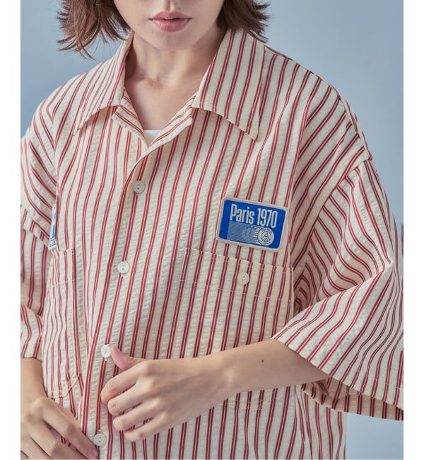 Paris Saint-Germain「【Paris Saint-Germain / パリ・サン＝ジェルマン】 JP 1970 Stripe Shirt2」|シャツ・ブラウス|
