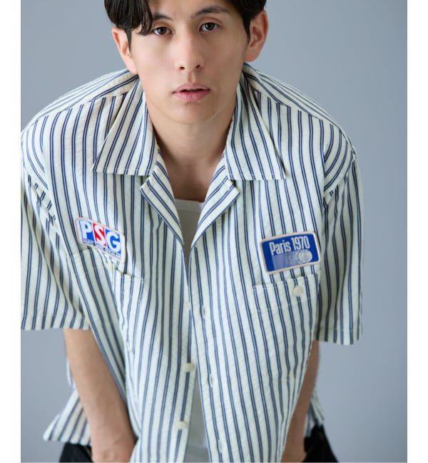 Paris Saint-Germain「【Paris Saint-Germain / パリ・サン＝ジェルマン】 JP 1970 Stripe Shirt2」|シャツ・ブラウス|