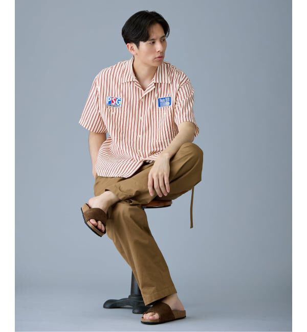 Paris Saint-Germain「【Paris Saint-Germain / パリ・サン＝ジェルマン】 JP 1970 Stripe Shirt2」|シャツ・ブラウス|