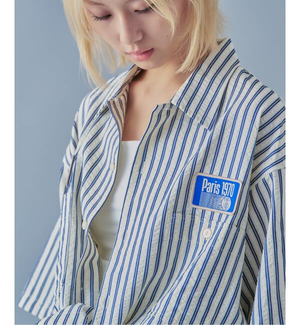 Paris Saint-Germain「【Paris Saint-Germain / パリ・サン＝ジェルマン】 JP 1970 Stripe Shirt2」|シャツ・ブラウス|
