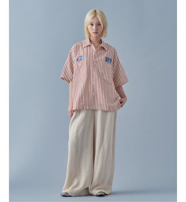 Paris Saint-Germain「【Paris Saint-Germain / パリ・サン＝ジェルマン】 JP 1970 Stripe Shirt2」|シャツ・ブラウス|