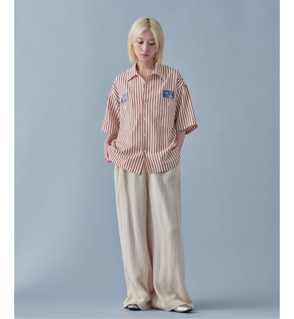 Paris Saint-Germain「【Paris Saint-Germain / パリ・サン＝ジェルマン】 JP 1970 Stripe Shirt2」|シャツ・ブラウス|
