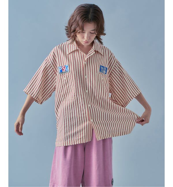 Paris Saint-Germain「【Paris Saint-Germain / パリ・サン＝ジェルマン】 JP 1970 Stripe Shirt2」|シャツ・ブラウス|