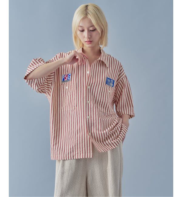 Paris Saint-Germain「【Paris Saint-Germain / パリ・サン＝ジェルマン】 JP 1970 Stripe Shirt2」|シャツ・ブラウス|