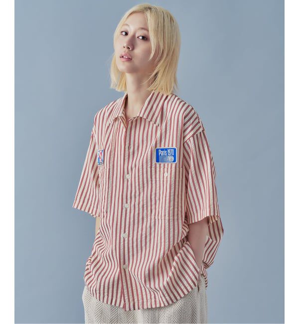 Paris Saint-Germain「【Paris Saint-Germain / パリ・サン＝ジェルマン】 JP 1970 Stripe Shirt2」|シャツ・ブラウス|