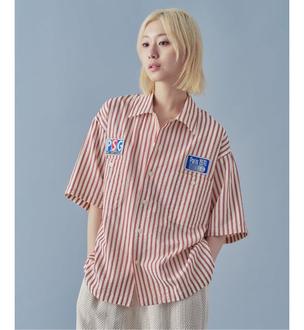 Paris Saint-Germain「【Paris Saint-Germain / パリ・サン＝ジェルマン】 JP 1970 Stripe Shirt2」|シャツ・ブラウス|
