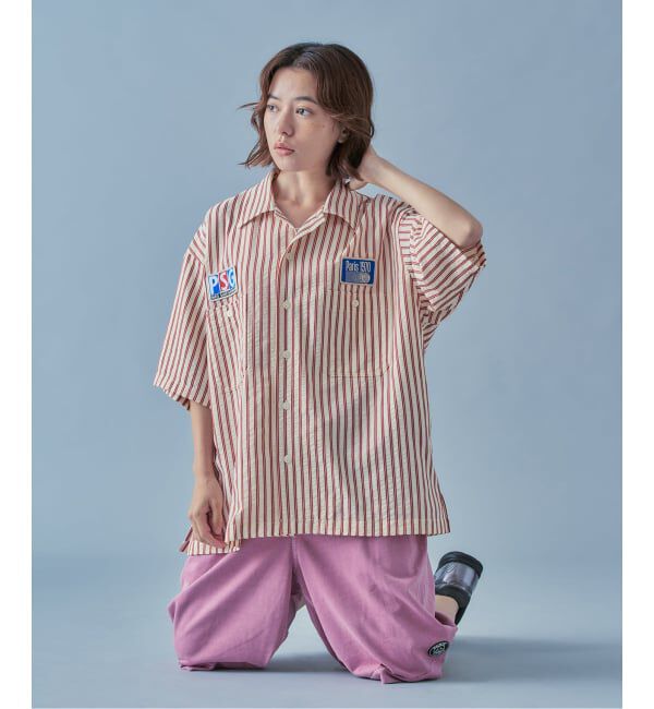 Paris Saint-Germain「【Paris Saint-Germain / パリ・サン＝ジェルマン】 JP 1970 Stripe Shirt2」|シャツ・ブラウス|