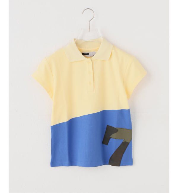 PULP「OMO/オモ Half 7 Polo Shirt Top」|ポロシャツ|イエロー