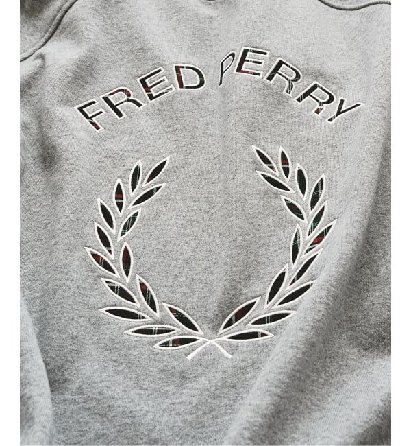 417 EDIFICE「FRED PERRY / フレッドペリー TARTAN APPLIQUE SWEATSHIRT」|スウェット・ジャージ|