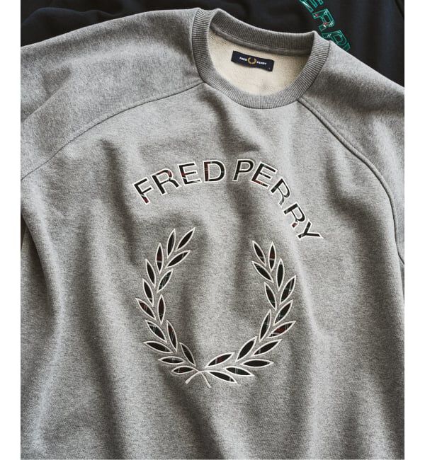 417 EDIFICE「FRED PERRY / フレッドペリー TARTAN APPLIQUE SWEATSHIRT」|スウェット・ジャージ|