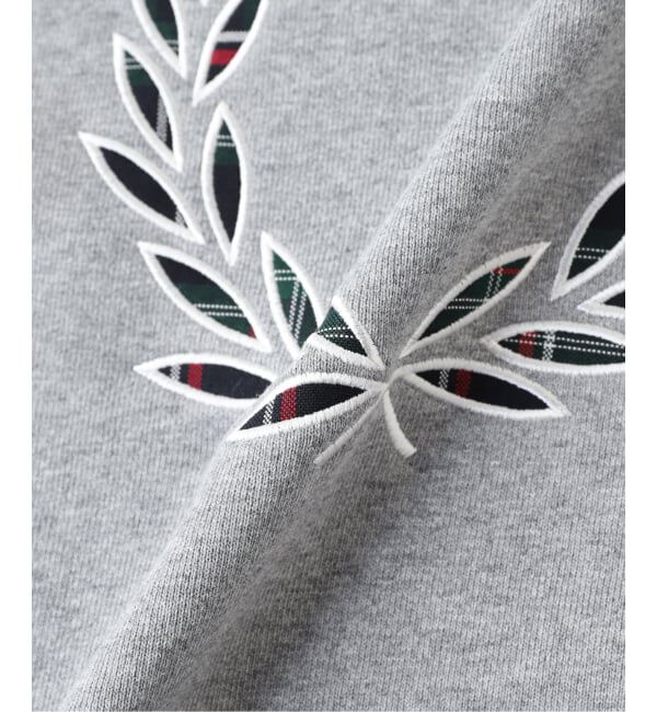 417 EDIFICE「FRED PERRY / フレッドペリー TARTAN APPLIQUE SWEATSHIRT」|スウェット・ジャージ|