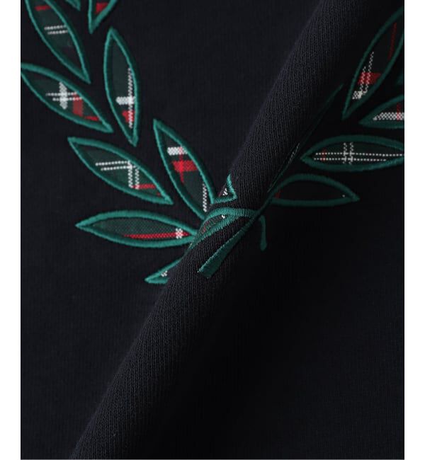 417 EDIFICE「FRED PERRY / フレッドペリー TARTAN APPLIQUE SWEATSHIRT」|スウェット・ジャージ|