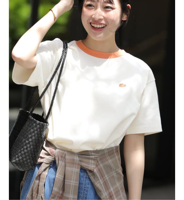 JOURNAL STANDARD relume「《追加》別注【LACOSTE/ラコステ】リンガーTシャツ」|Tシャツ・カットソー|