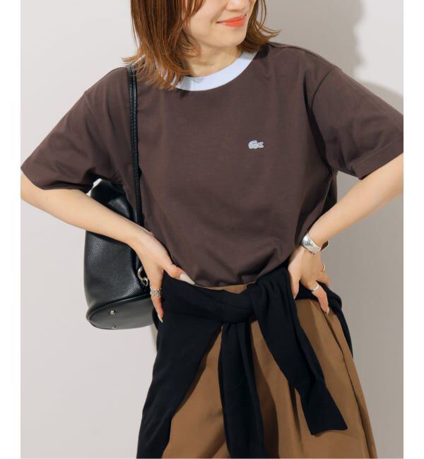 JOURNAL STANDARD relume「《追加》別注【LACOSTE/ラコステ】リンガーTシャツ」|Tシャツ・カットソー|