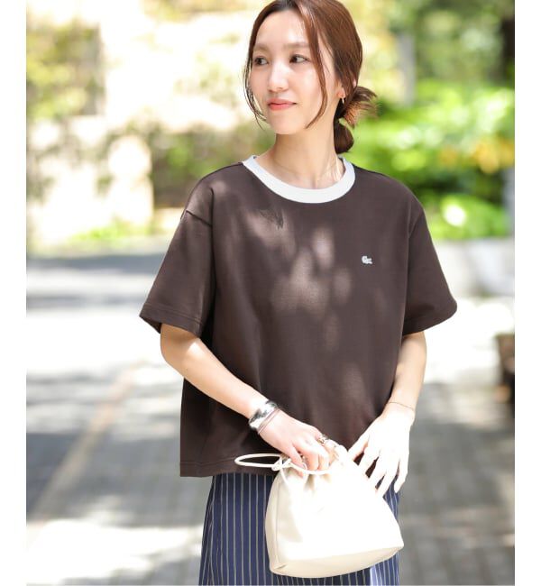 JOURNAL STANDARD relume「《追加》別注【LACOSTE/ラコステ】リンガーTシャツ」|Tシャツ・カットソー|