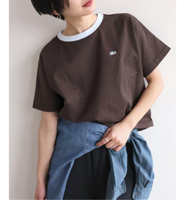 JOURNAL STANDARD relume「《追加》別注【LACOSTE/ラコステ】リンガーTシャツ」|Tシャツ・カットソー|