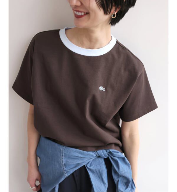 JOURNAL STANDARD relume「《追加》別注【LACOSTE/ラコステ】リンガーTシャツ」|Tシャツ・カットソー|