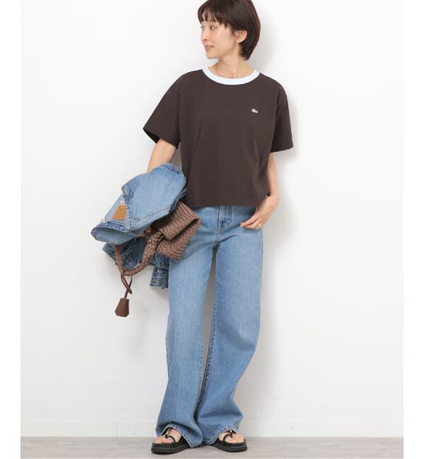 JOURNAL STANDARD relume「《追加》別注【LACOSTE/ラコステ】リンガーTシャツ」|Tシャツ・カットソー|