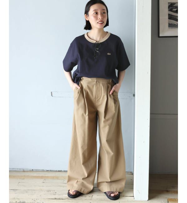 JOURNAL STANDARD relume「《追加》別注【LACOSTE/ラコステ】リンガーTシャツ」|Tシャツ・カットソー|
