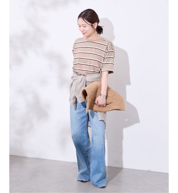 JOURNAL STANDARD「《追加3》汗ジミ防止ボーダービッグT」|Tシャツ・カットソー|