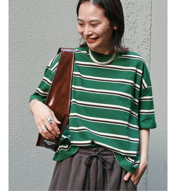 JOURNAL STANDARD「《追加3》汗ジミ防止ボーダービッグT」|Tシャツ・カットソー|