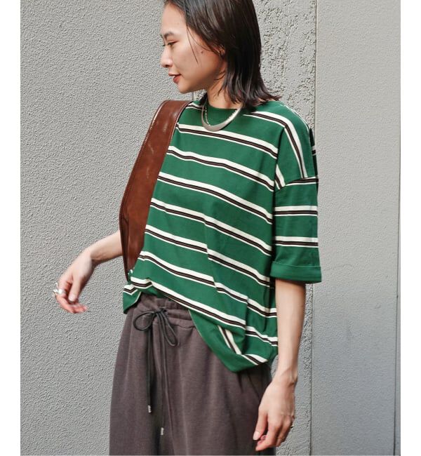 JOURNAL STANDARD「《追加3》汗ジミ防止ボーダービッグT」|Tシャツ・カットソー|