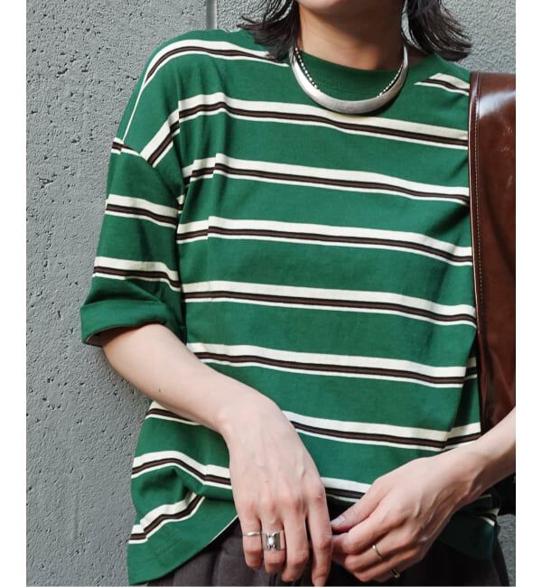 JOURNAL STANDARD「《追加3》汗ジミ防止ボーダービッグT」|Tシャツ・カットソー|