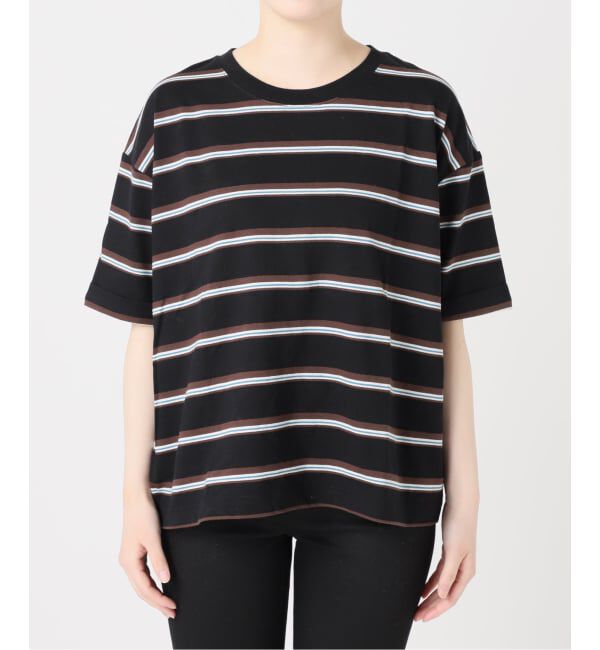 JOURNAL STANDARD「《追加3》汗ジミ防止ボーダービッグT」|Tシャツ・カットソー|