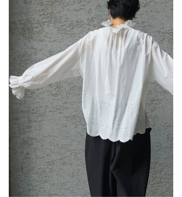 journal standard luxe「カットワークレース フリルブラウス」|シャツ・ブラウス|