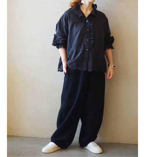 journal standard luxe「カットワークレース フリルブラウス」|シャツ・ブラウス|
