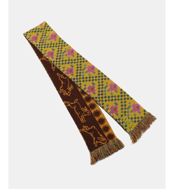 Montmartre New York/モンマルトルニューヨーク】Yellow Pattern Scarf