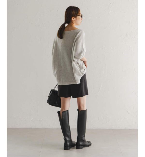 NOBLE「《追加・WEB限定カラーあり》ファインウールドルマンプルオーバー」|ニット・セーター|